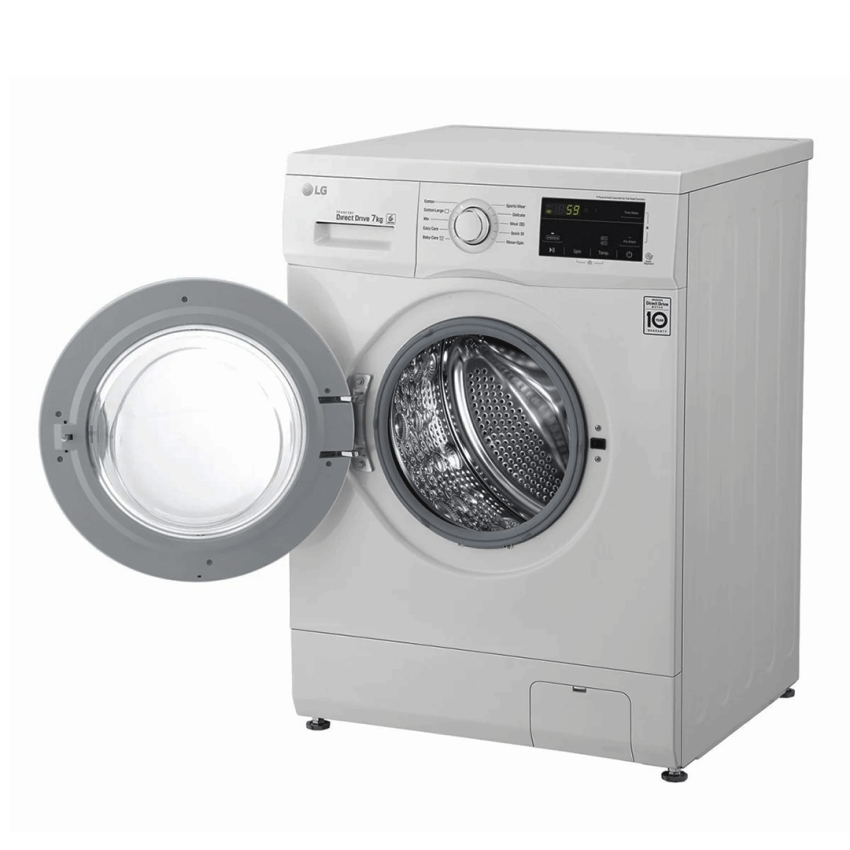 Machine à Laver LG 7Kg | Essorage 1200 Tours/min - Smart Inverter - FH2JQDNG5P - Silver  