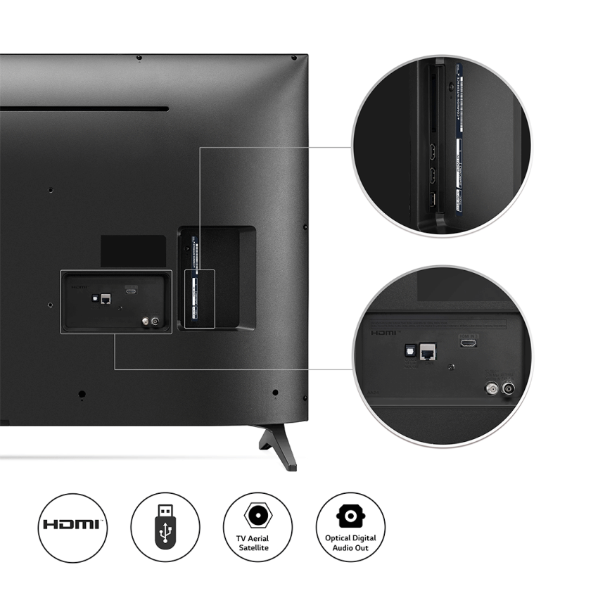 Tv LG QNED 55 Pouces LED 4K UHD | Avec Récepteur Intégré - Noir