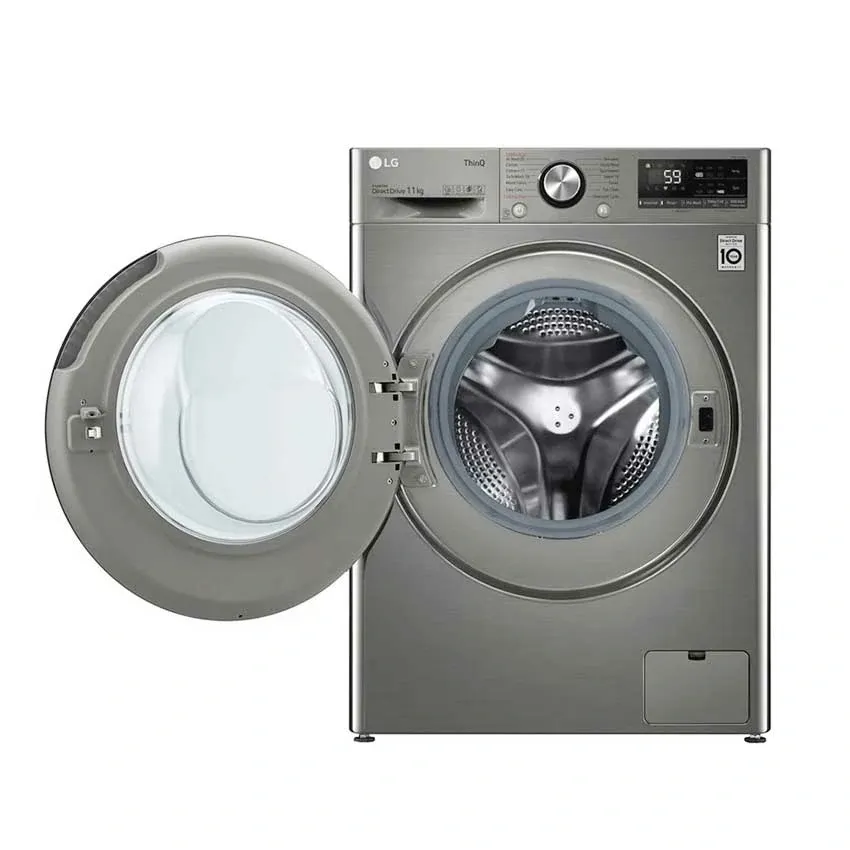 Machine à laver Automatique LG  | 11 KG  - Essorage 1400 Tours - 60 Cm - F4Y5EYGYPV - Silver