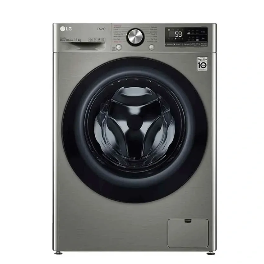 Machine à laver Automatique LG  | 11 KG  - Essorage 1400 Tours - 60 Cm - F4Y5EYGYPV - Silver