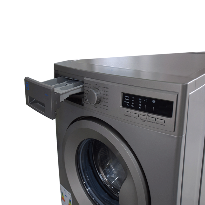 Machine à laver CL 7 kg | Essorage 1000 Tours/min - CL710F2S - Silver 