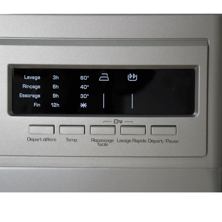 Machine à laver CL 7 kg | Essorage 1000 Tours/min - CL710F2S - Silver 