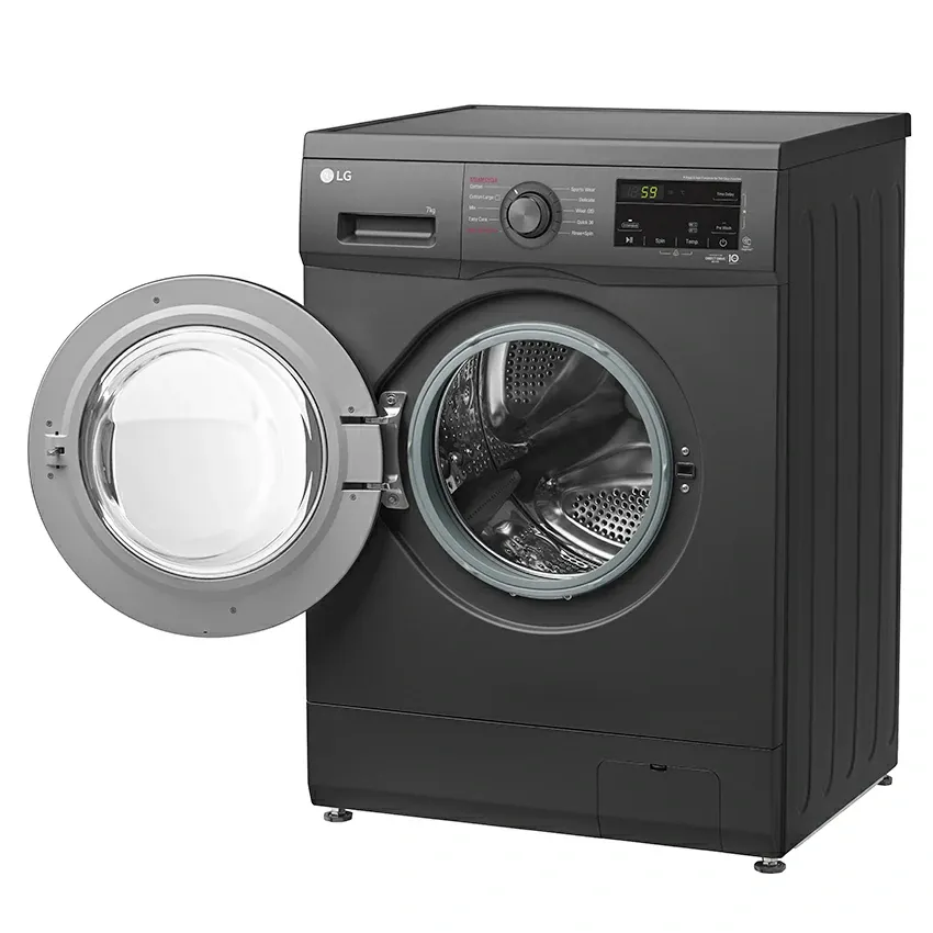 Machine à Laver LG 7 Kg | Essorage 1200 Tours/min - F2J3QYG6J - Noir 