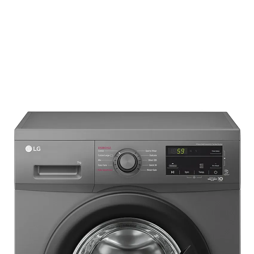 Machine à Laver LG 7 Kg | Essorage 1200 Tours/min - F2J3QYG6J - Noir 