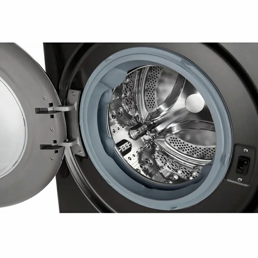 Machine à Laver LG Vivace à vapeur 9 kg | Essorage 1400 Tours/min - Lavante / Séchante - DD6M - Noir 