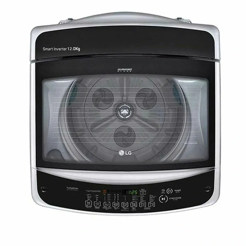 Lave linge LG 12Kg | Essorage 1200 Tours/min - Smart Inverter - T1288NEH - Silver