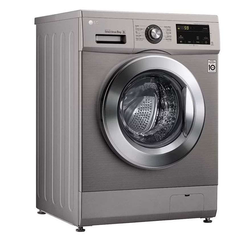 Machine à Laver LG 8 Kg | Essorage 1200 Tours/min - Smart Inverter - DD6M - Silver 