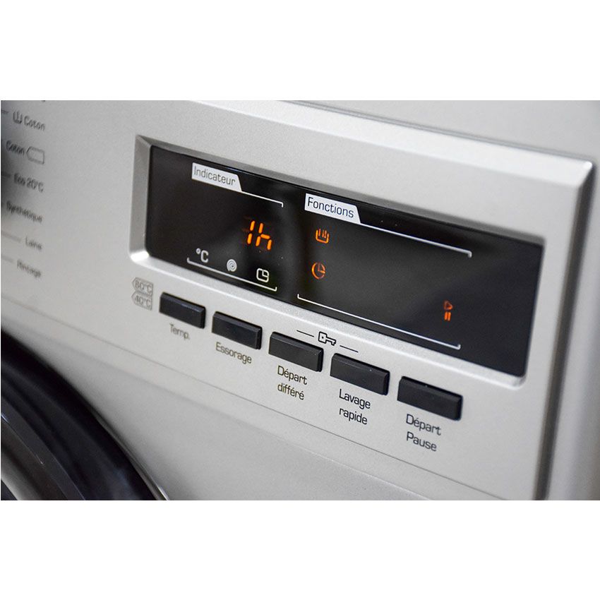 Machine à Laver CL 8 kg | Essorage 1200 Tours/min - 812F4S - Silver 