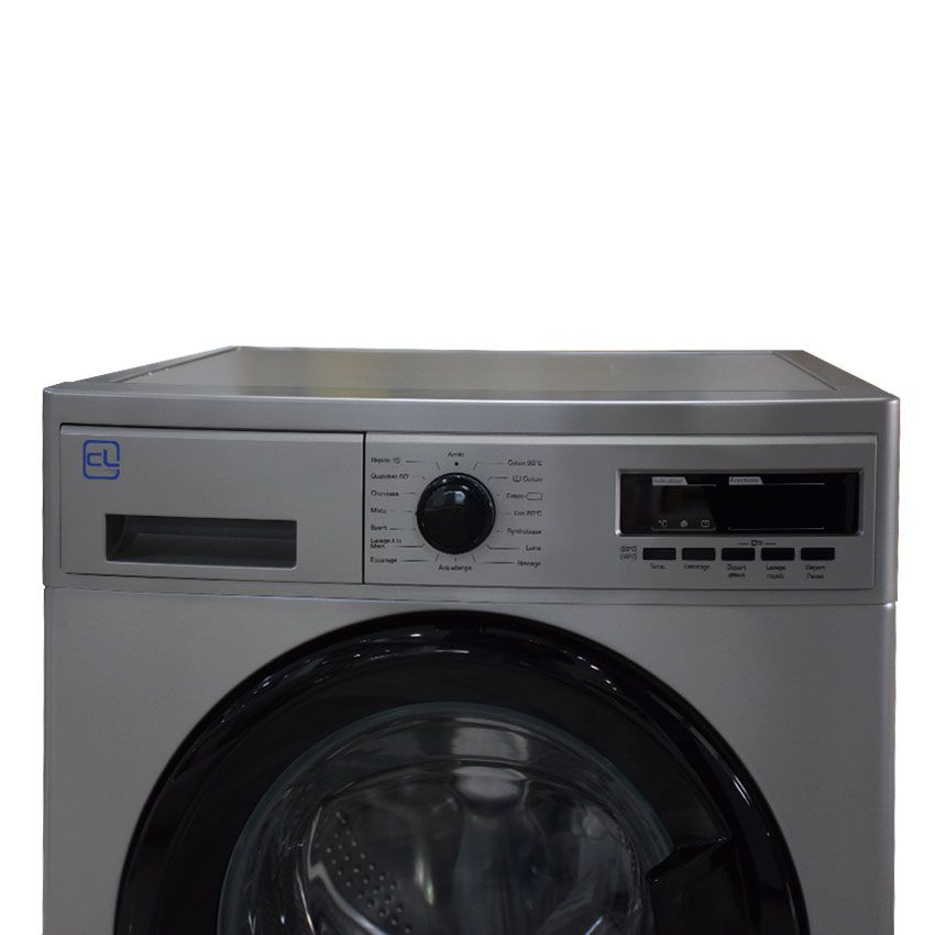 Machine à Laver CL 8 kg | Essorage 1200 Tours/min - 812F4S - Silver 