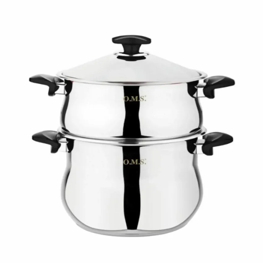 Marmite OMS Inox 18/10 Noir 5 L