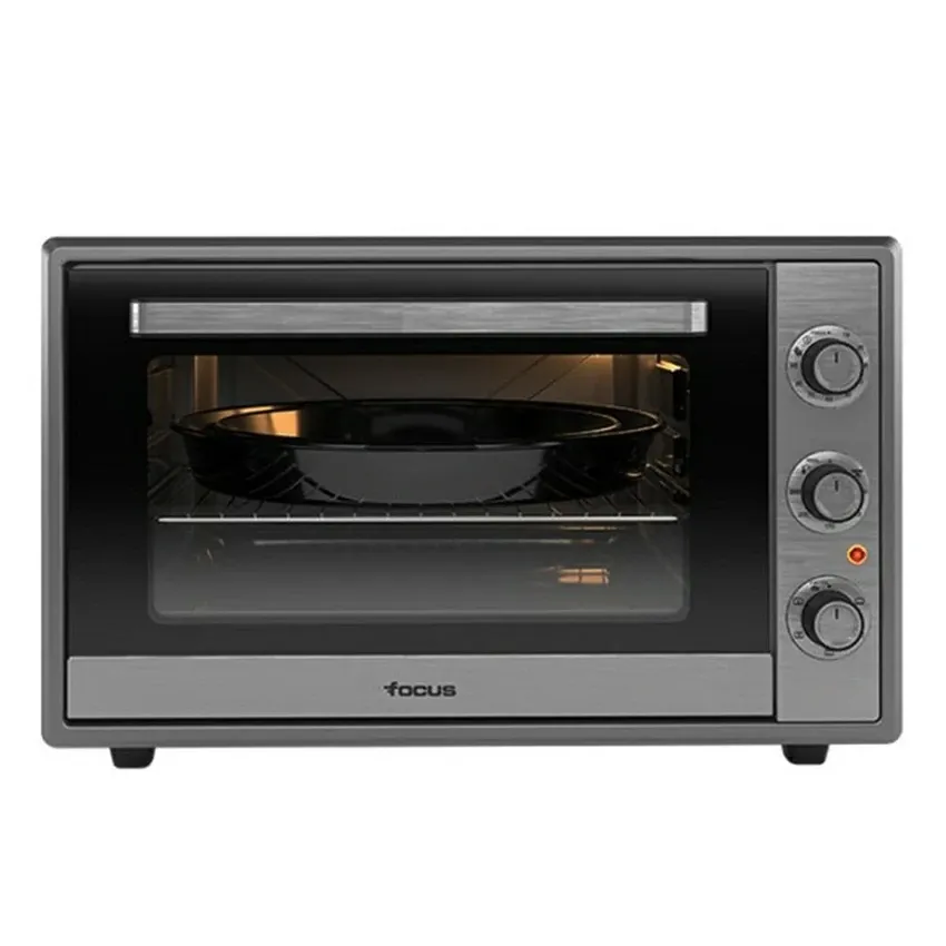 Four Électrique 60L FOCUS F-60X | Mini-Four - 2000W - Thermostat 250°C - Gris