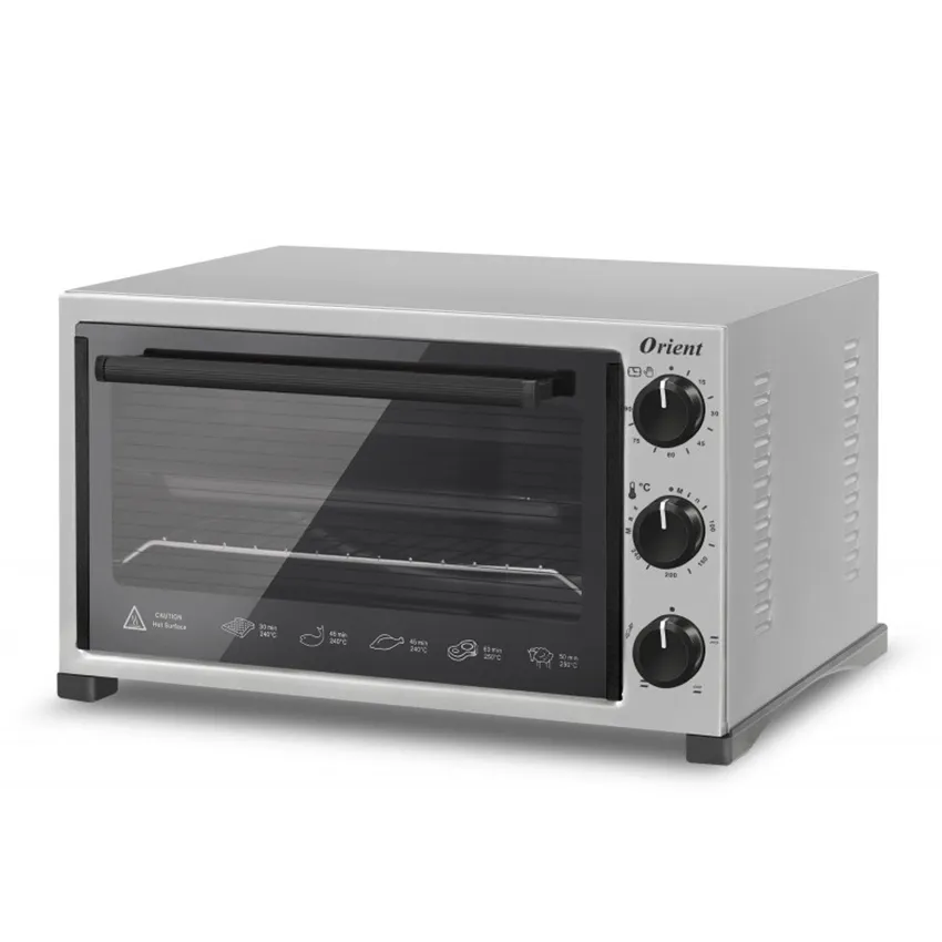 Four Electrique ORIENT 36 Litres | 650 Watts - Thermostat-300 °C - Mini-Four - OMF 36L RS - Silver