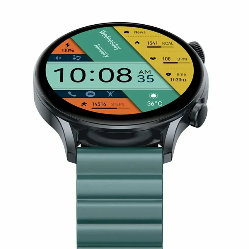 Smart Watch KIESLECT Kr Pro | Appels Bluetooth - Étanche (IP68) - Silver