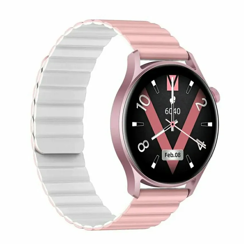 Smart Watch Femme KIESLECT Lora 2 Rose | Appels iOS & Android