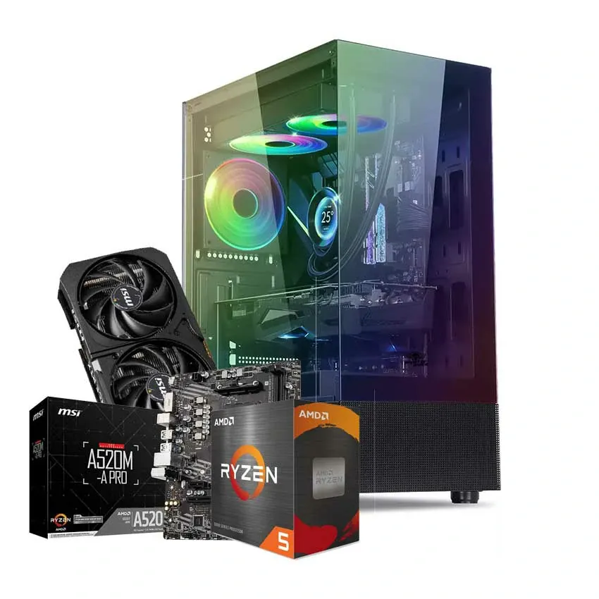 Ordinateur de bureau Gamer Graiet | Ryzen 5 5600G + RTX 5060/16Go
