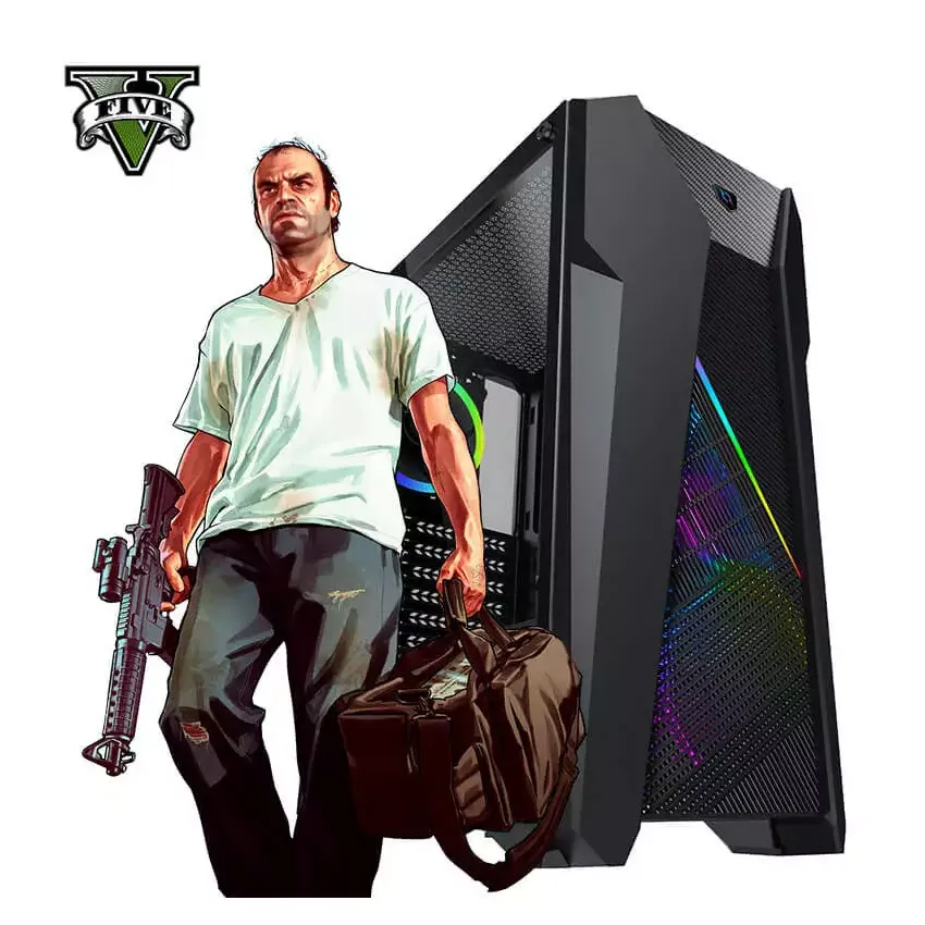 Pc de Bureau Gamer Graiet | RYZEN 5 - 8 Go DDR4 - ASUS Dual RTX 3050 - Noir 