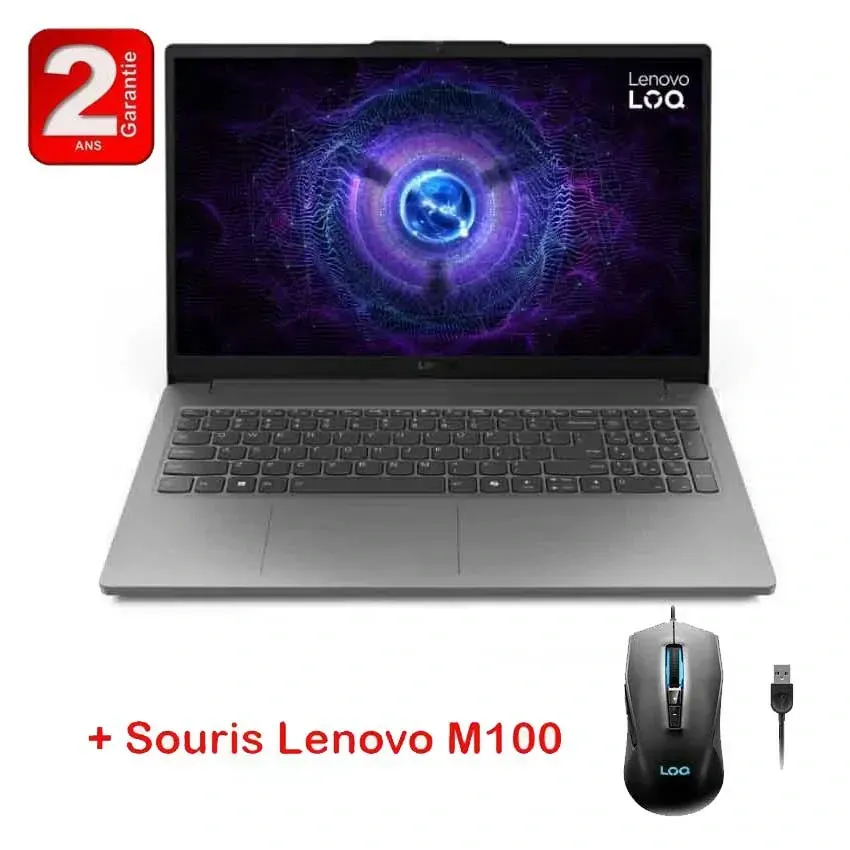 PC Portable Lenovo LOQ i5 | 16Go - RTX 2050 - 512 SSD - WIN11