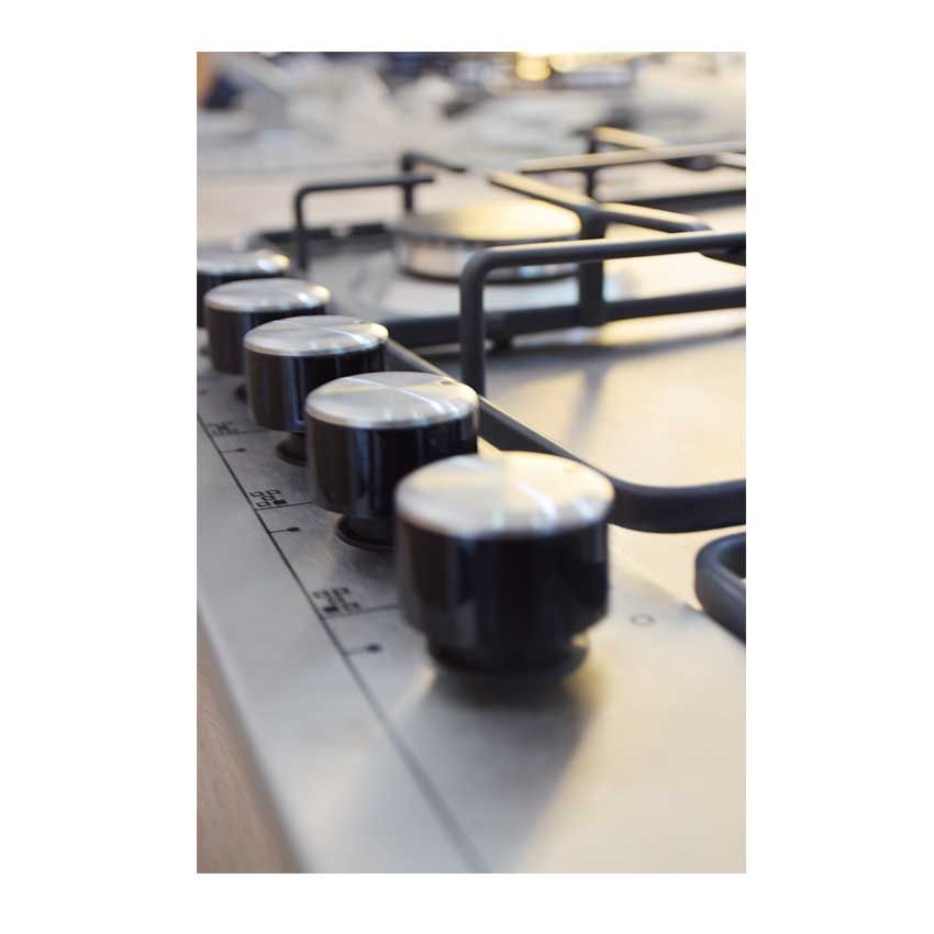 Plaque de cuisson CL 5 Feux | à Gaz - 75cm -  177IXF  -  Inox 