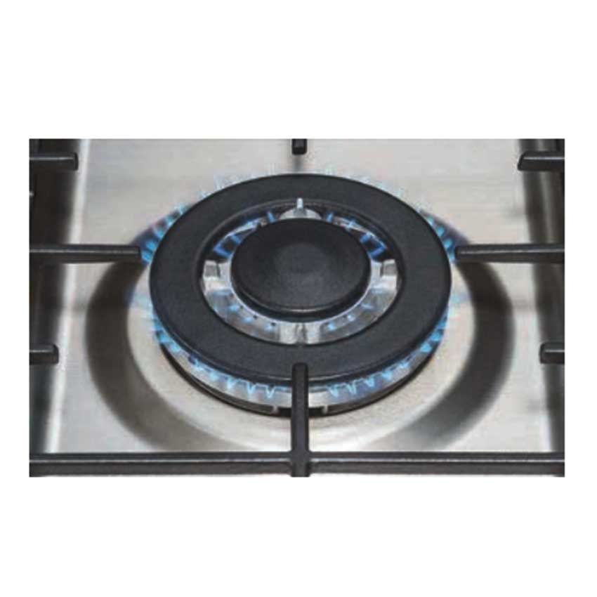 Plaque de cuisson CL 5 Feux | à Gaz - 75cm -  177IXF  -  Inox 