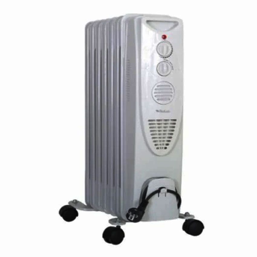 Radiateur Bain Huile BIOLUX 7 Éléments | 1500 W - M.RB-1503 - Blanc