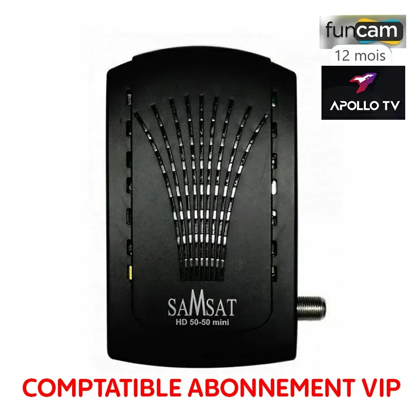 Récepteur Satellite | SAMSAT 5050 HD Mini + 12 MOIS  & 12 Mois Sharing
