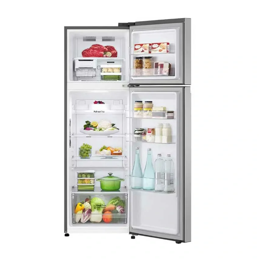 Réfrigérateur LG 284L Inverter - No Frost - A+++ | GL-B262PQKB - Silver