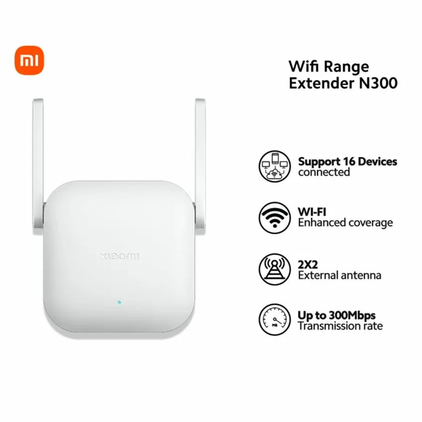 Répéteur Sans Fil Xiaomi Compact Range Extender N300 Blanc