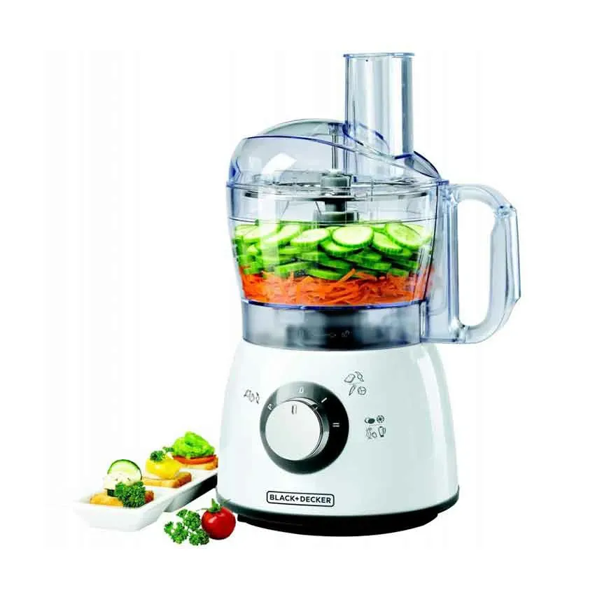 Robot Multifonction BLACK+DECKER | 400W – Blanc – Modèle FX400B + Accessoires