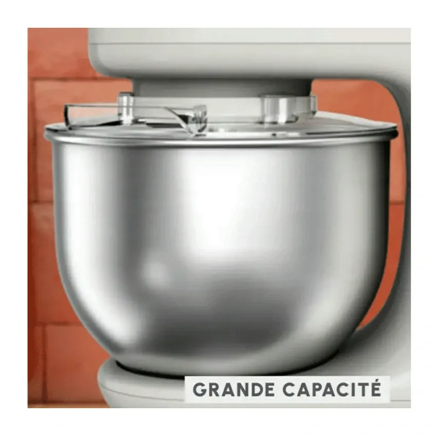 Robot Pétrin Moulinex Multifonction 4,8 L Bake Essential Blanc