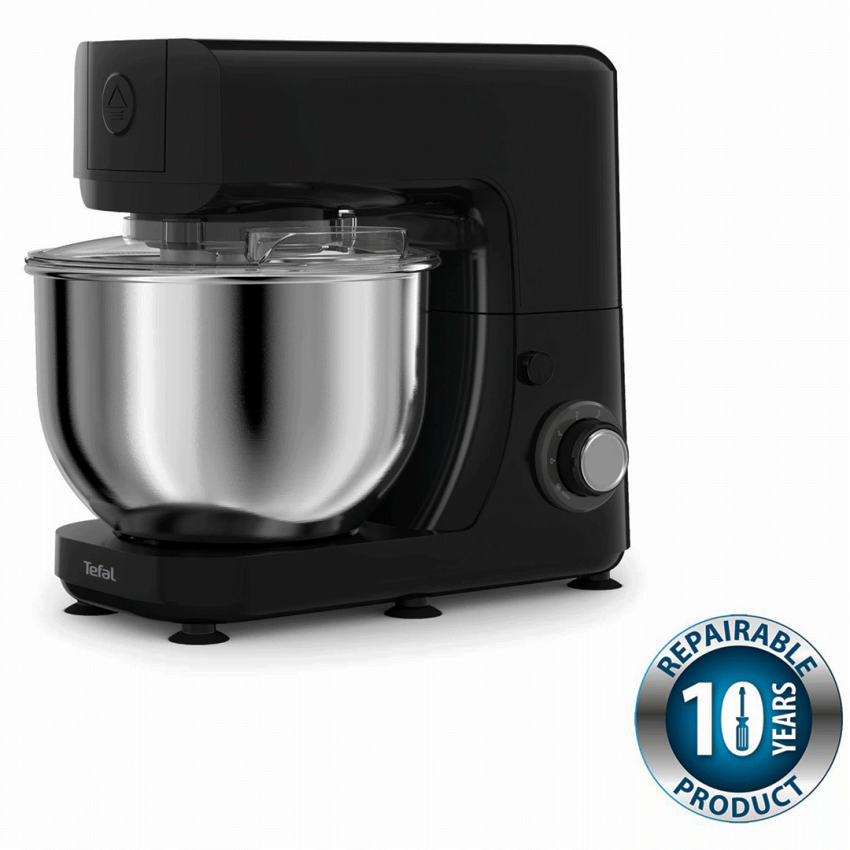 Robot Pétrin TEFAL 4.8 Litres | 800W - QB15E838 - Noir