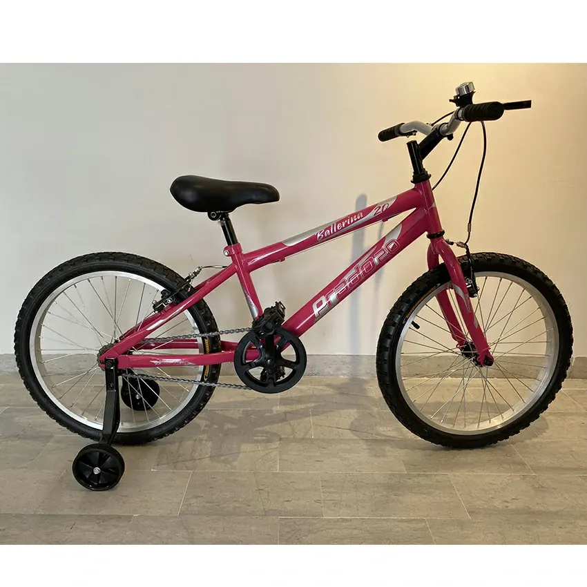 Bicyclette Pour Fille 20 Pouce RODEO | 6020-PF - Blanc & Rose 