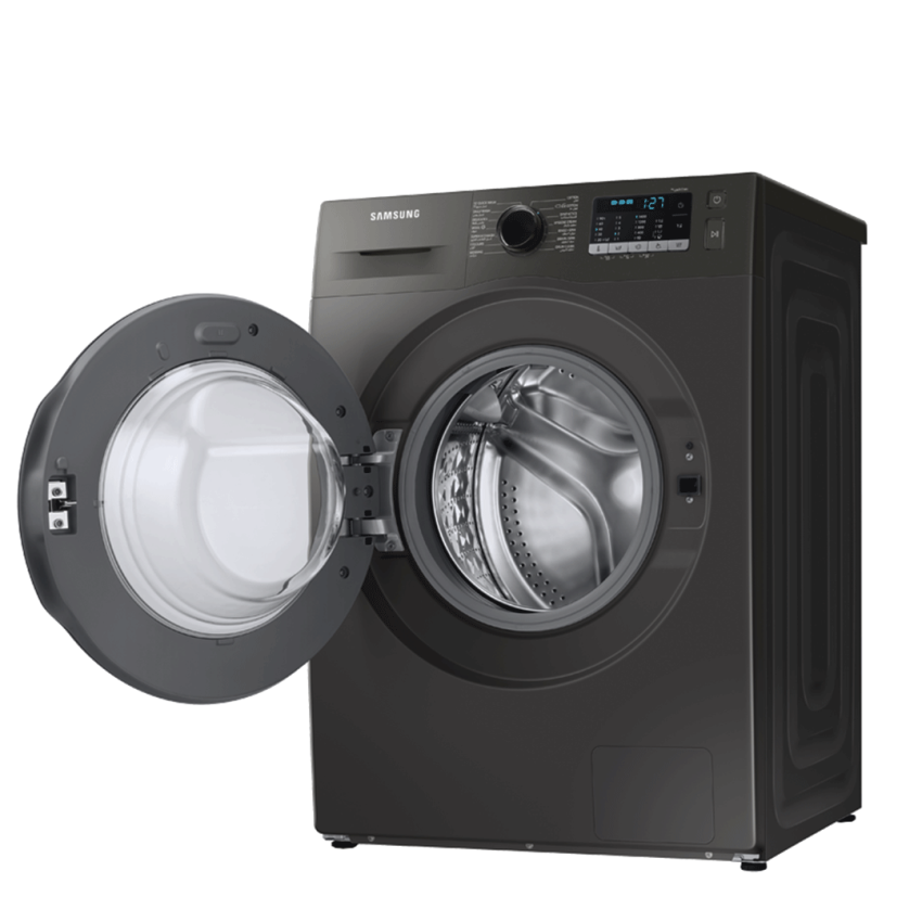 Machine à Laver SAMSUNG 7 kg EcoBubble | Essorage 1400 Tours/min - Inverter - WW70TA046X - Gris
