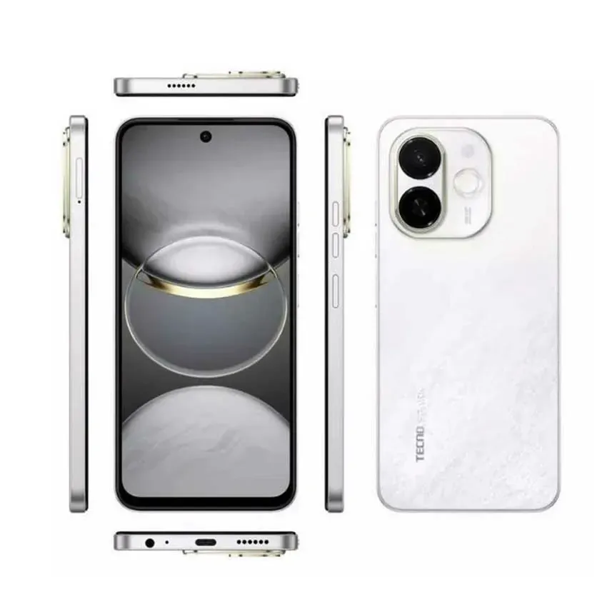 Smartphone TECNO 30C 5G | 4 Go - 64 Go – Blanc