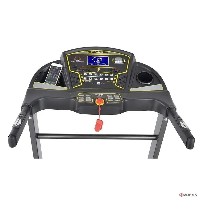 Tapis de Course ZIMOTA 1046 | 100KG - 1.75HP - Noir 