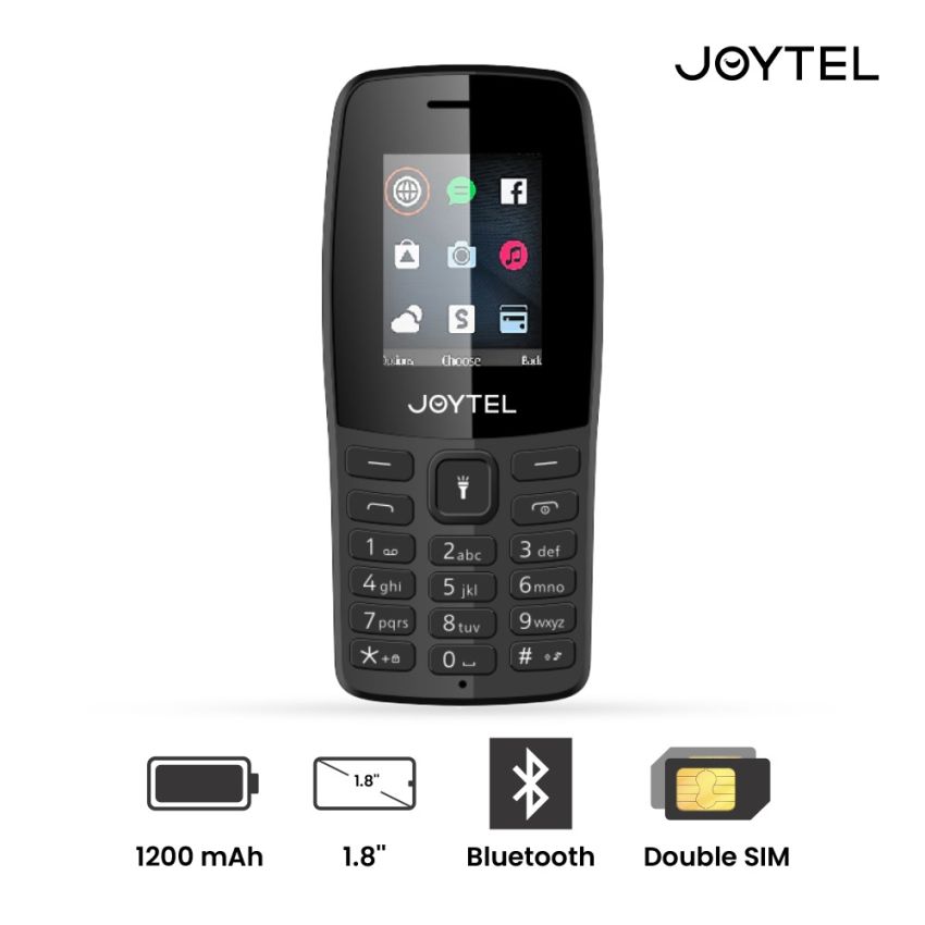 Téléphone Portable JOYTEL 110 | Double SIM - Noir 