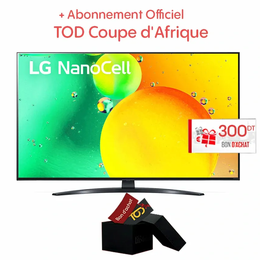 Tv LG NanoCell 65 Pouces LED 4K UHD | SMART TV - Avec Récepteur Intégré - 65NANO796QA - Noir