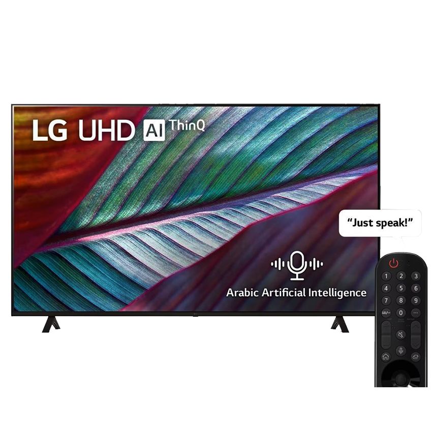 Tv LG 75 Pouces 4K UHD | Avec un Récepteur intégré -  Série UR78 - Smart Tv - Noir
