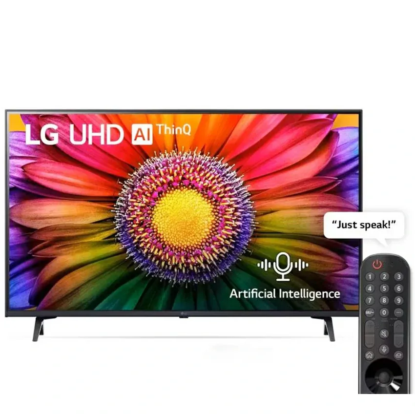 Tv LG 55 Pouces LED 4K UHD | SMART Tv - UR80006LJ - Noir 