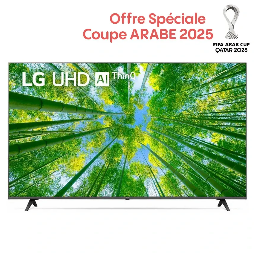 Tv LG 55 Pouces LED 4K UHD | SMART Tv - 55UQ8000.6LD - Noir