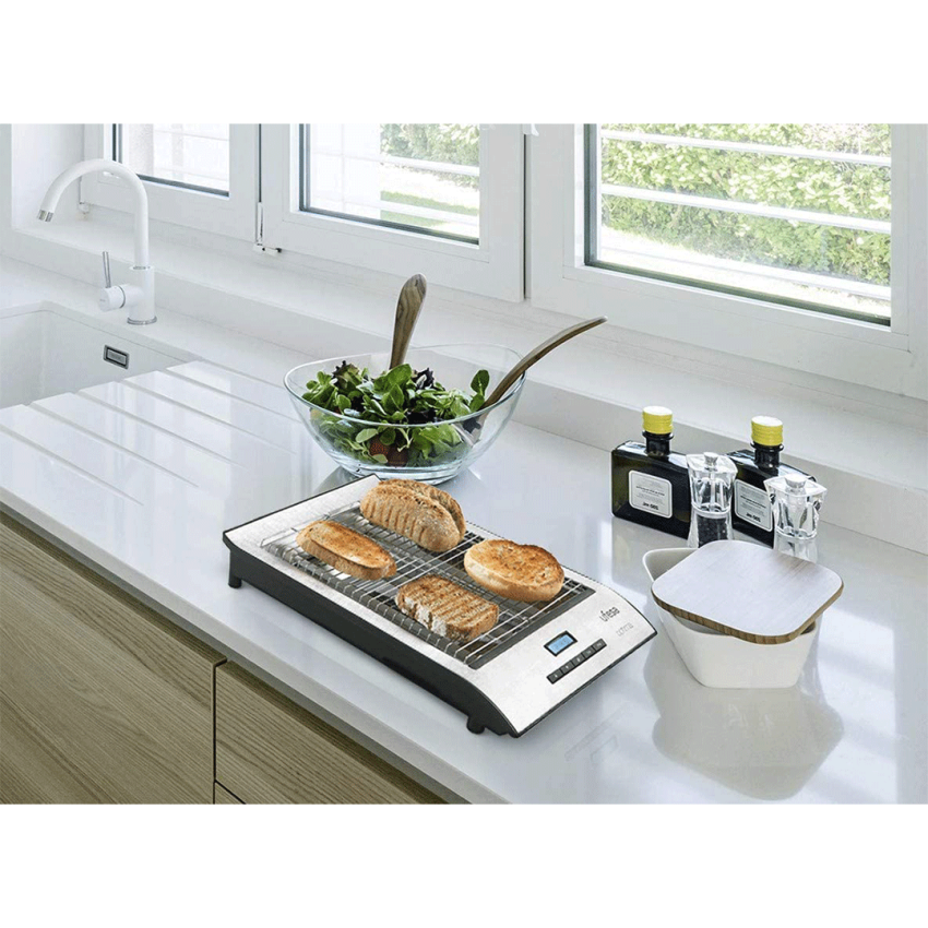 Grille pain et plaque chauffante 700 W | TT7920 - Inox