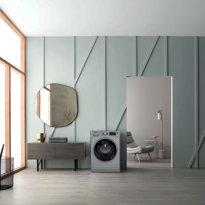 Machine à Laver Whirlpool 8 kg | Essorage 1200 Tours/min - FFWB8248SBSVNA - Silver 