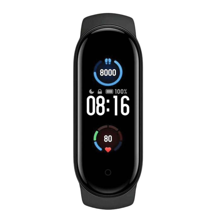 SmartWatch XIAOMI Mi Smart Band 5 | 512 Mo - iOS & ANDROID - Noir