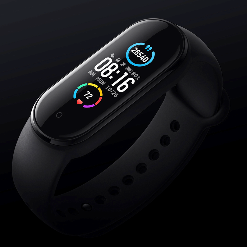 SmartWatch XIAOMI Mi Smart Band 5 | 512 Mo - iOS & ANDROID - Noir