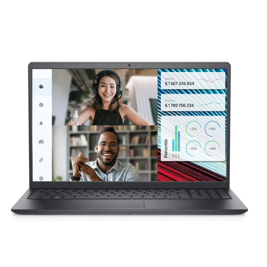 PC Portable Dell Vostro 3520 noir - &Eacute;cran 15,6 pouces Full HD 120Hz - i3 12e G&eacute;n&eacute;ration avec SSD 512Go