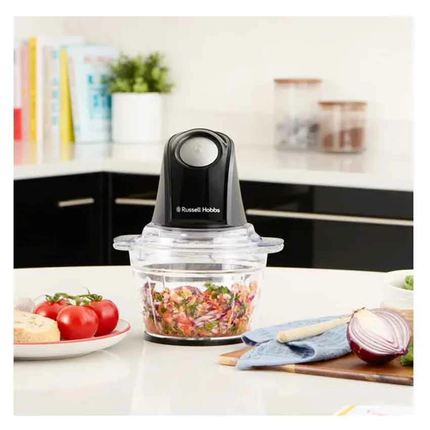 hachoir russell hobbs 350w 0.5l noir matte charcoal